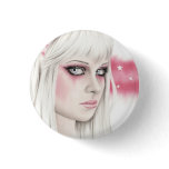 Pink Star Button