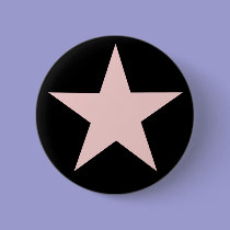 Pink Star Button by MidnightAkita Pink Star Button