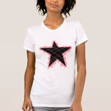 Pink Star Flame Tshirts