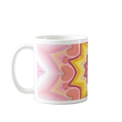 Pink Star Mugs by dndartstudio