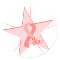 Pink Star stickers