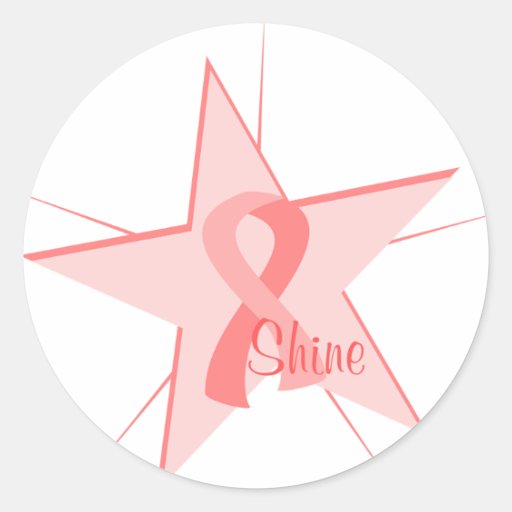 Pink Star Stickers