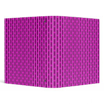 Pink Stars And Stripes 1" Binder