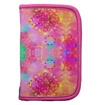 Pink Stars & Bubbles Fractal Pattern Planners