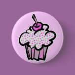 pink stars cupcake