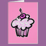 pink stars cupcake