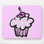 pink stars cupcake