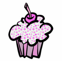 pink stars cupcake photo sculptures by cupcakewear pink stars cupcake photo sculptures