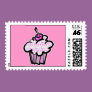 pink stars cupcake