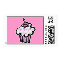 pink stars cupcake postage by cupcakewear pink stars cupcake postage