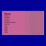 pink stars glitter moves business cards