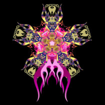 Pink Starzi T-Shirt by webgrrl Pink Starzi T-Shirt