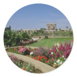 Pink State capitol, flower gardens, Phoenix, Arizo Sticker