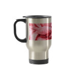 Pink Statuary Bird Travel mugs