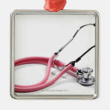 Pink Stethoscope Ornament