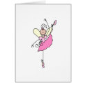 Pink Stick Ballerina Five Card by stick_figures Pink Stick Ballerina Five Card