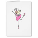 Pink Stick Ballerina Three Card by stick_figures Pink Stick Ballerina Three Card