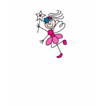 Pink Stick Fairy With Wand Shirt