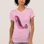 Pink Stiletto Shoe and Cupcake Shirt