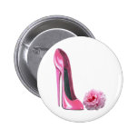 Pink Stiletto Shoe Art and Beautiful Rose