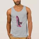 Pink Stiletto Shoes Art Tank