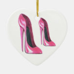 Pink Stiletto Shoes Ornament
