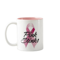 Pink Stinks mugs