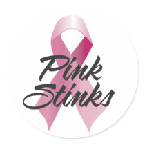 Pink Stinks stickers