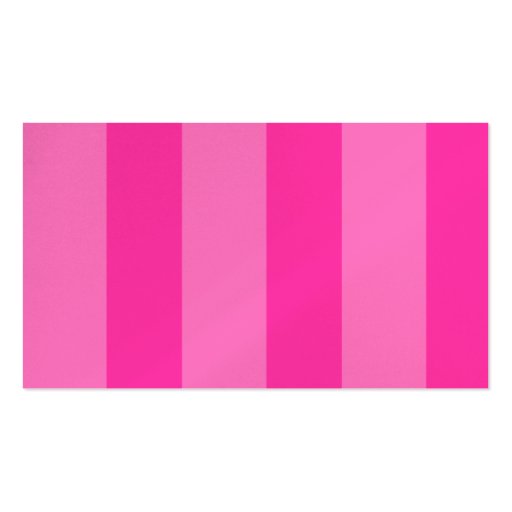 Pink Stripe Business Card (back side)