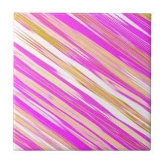 Pink Stripe Design Print