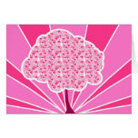 PINK STRIPE HEART TREE CARDS