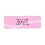 pink, light, pastel, stripe, fun, address, label,