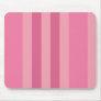 Pink Stripe Pattern Mouse Pad