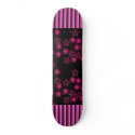 Pink Striped Stars skateboards by evilpoptartmonkey Pink Striped Stars skateboards