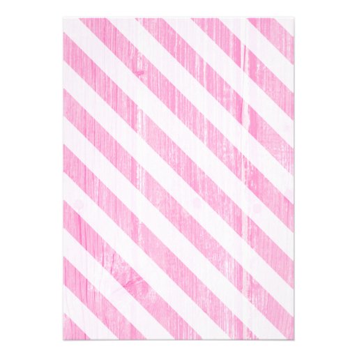 Pink Stripes Bridal Shower Invitations