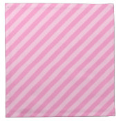 Pink Stripes. Cloth Napkin