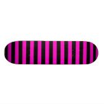 Pink Stripes Custom Skate Board