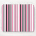 Pink Stripes mousepads