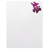 Pink Stroller Letterhead