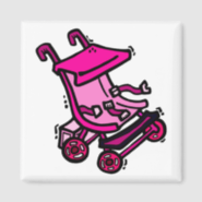 Pink Stroller Magnet