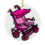 Pink Stroller Ornament