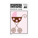 Pink Stroller stamp
