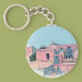 Pink Stucco Key Chains Pink Stucco Key Chains