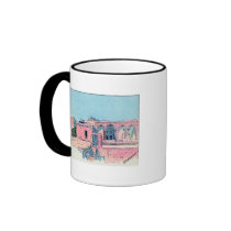 Pink Stucco mugs by tnmpastperfect Pink Stucco mugs