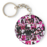 PINK STUFF ROCKSTAR PARTY keychains