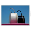 Pink suitcase cards