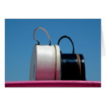 Pink suitcase cards