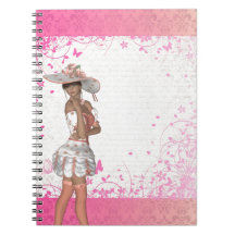 Pink summer girl note books