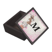 Pink summer girl premium keepsake box