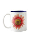 Pink Sunflower mug by aesthete Pink Sunflower mug